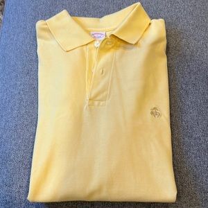 Brook brothers yellow polo shirt